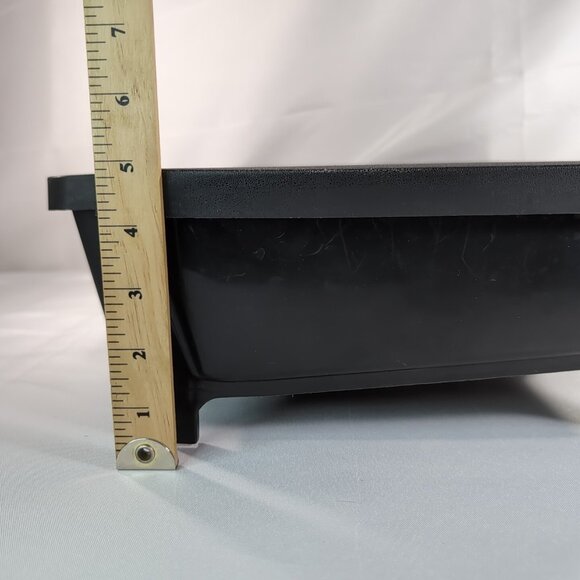 Rubbermaid 8354 Black Space Saver Drainer Drip Dish Drying Rack 1182 2015 13x18x - Picture 16 of 16